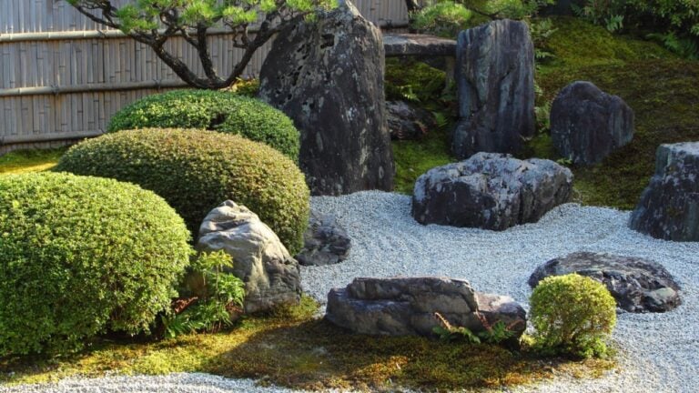 Zen garden Korin-in in Kyoto