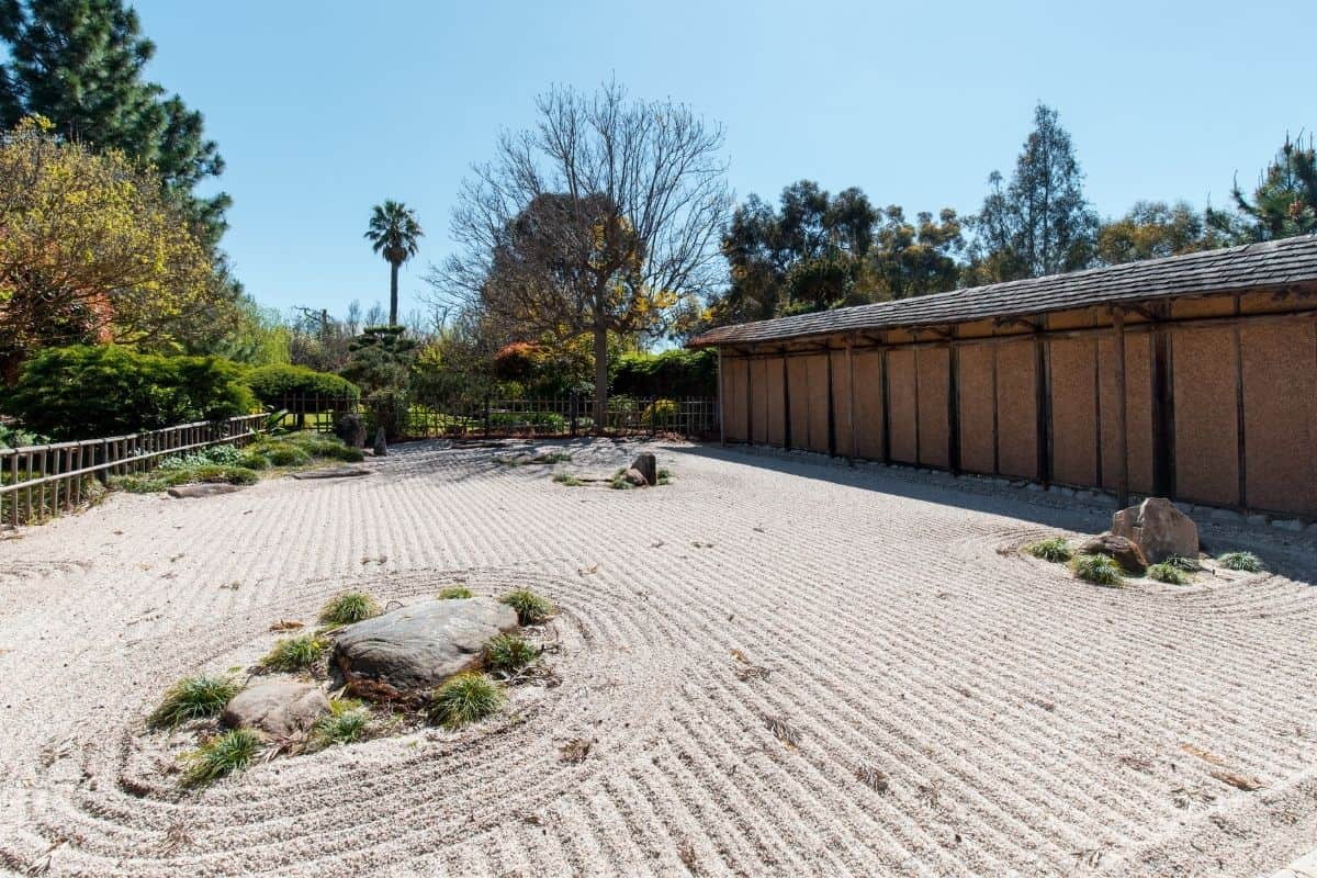 gravel backyard