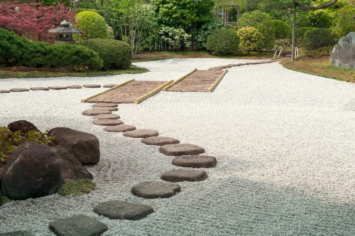zen garden walkway