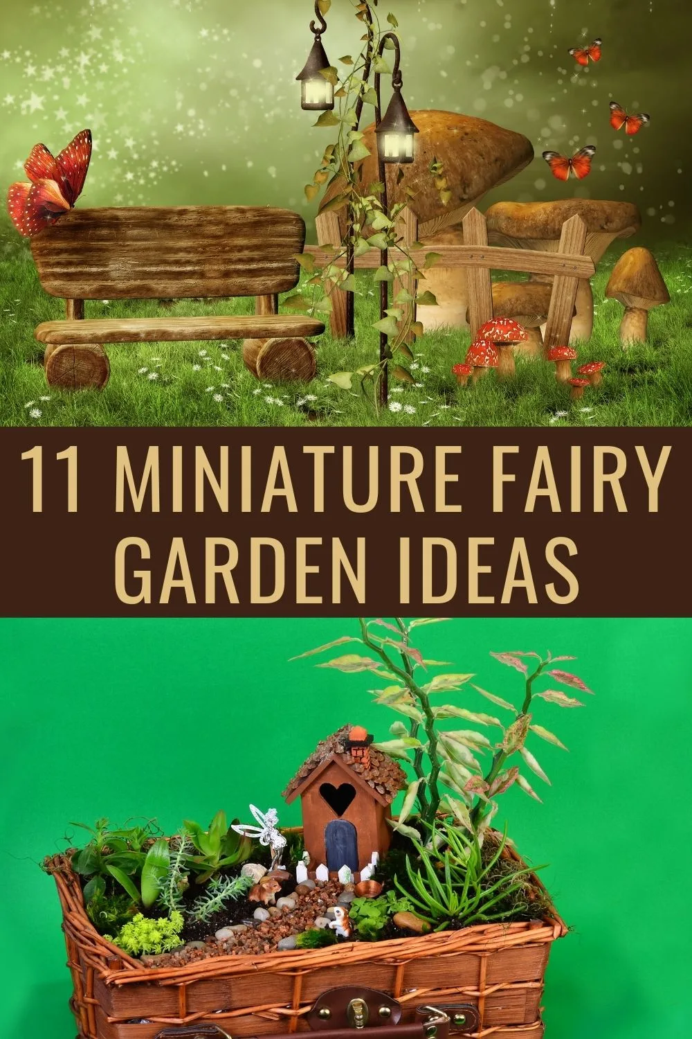 11 miniature fairy garden ideas