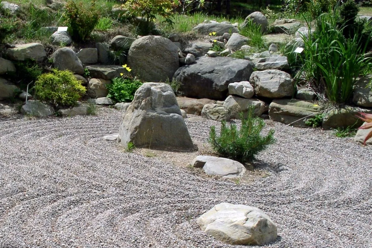 backyard japanese rock garden