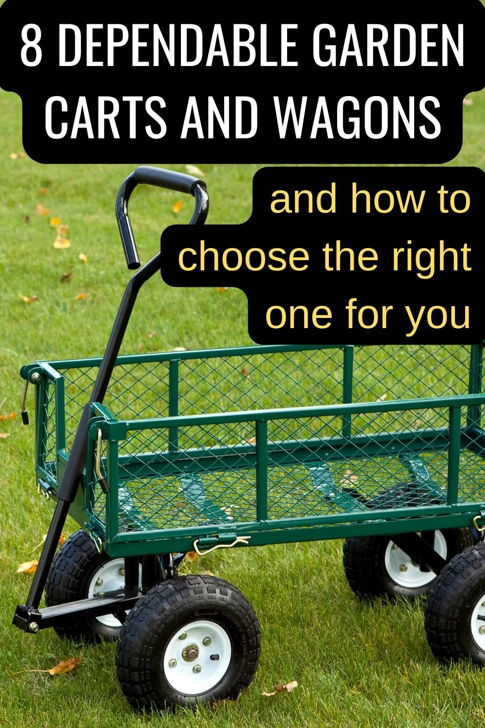 8 dependable garden carts and wagons