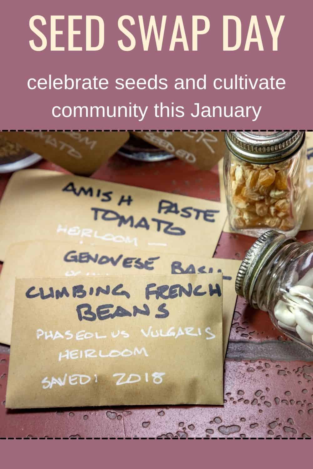 Seed Swap Day - celebrate seeds and cultivate community this January