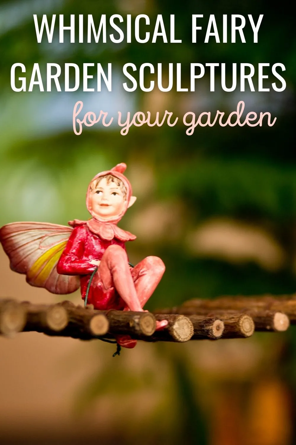 whimsical fairy garden sculptures for your garden