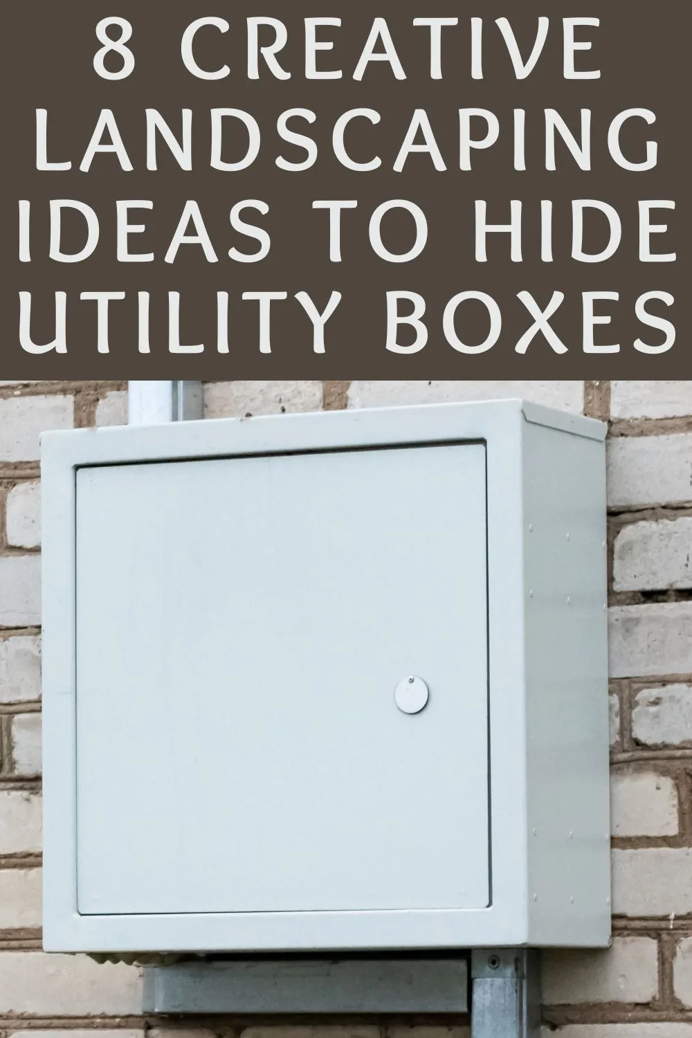 8 creative landscaping ideas to hide utility boxes