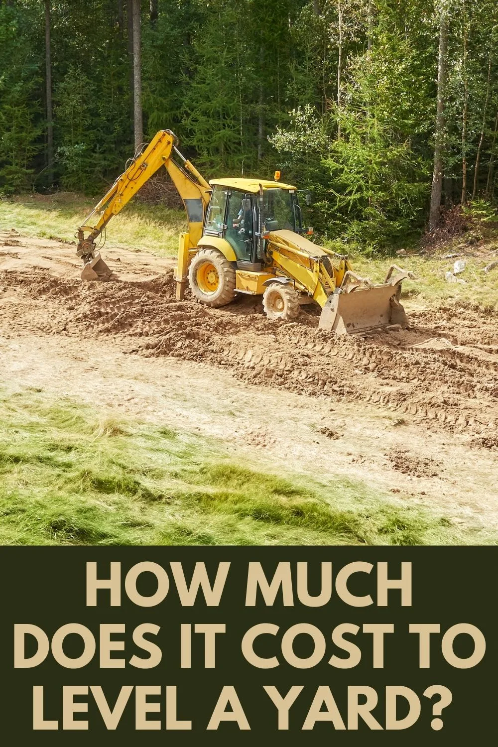 how much does it cost to level a yard