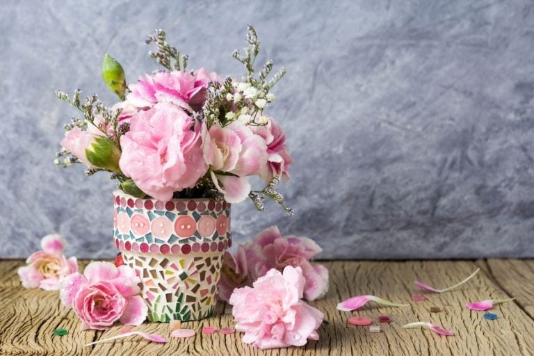 mosaic flower pot