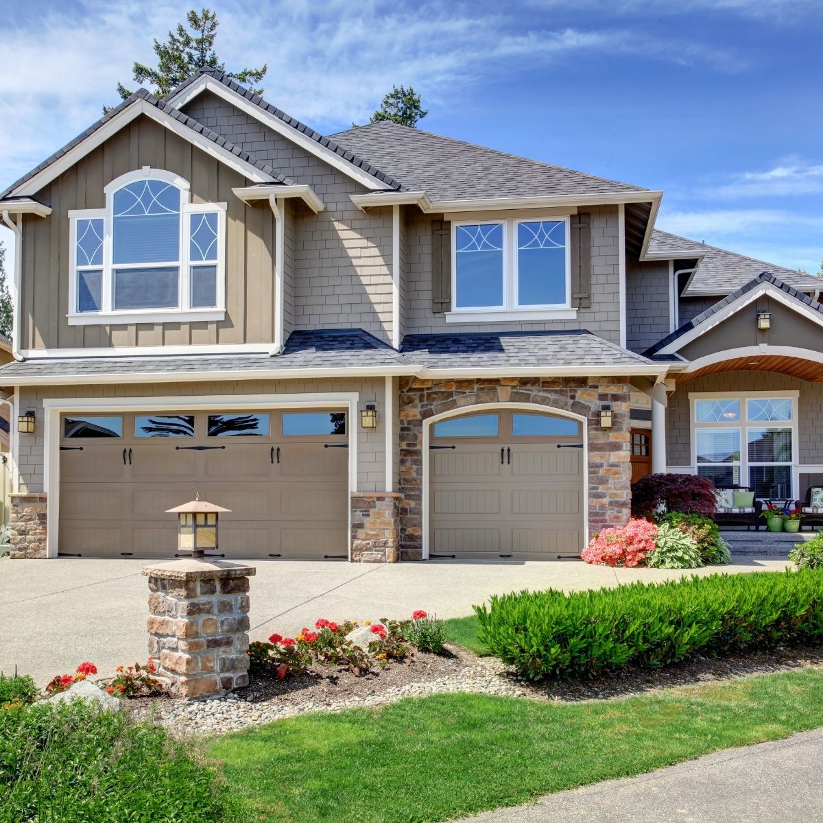 driveway landscape