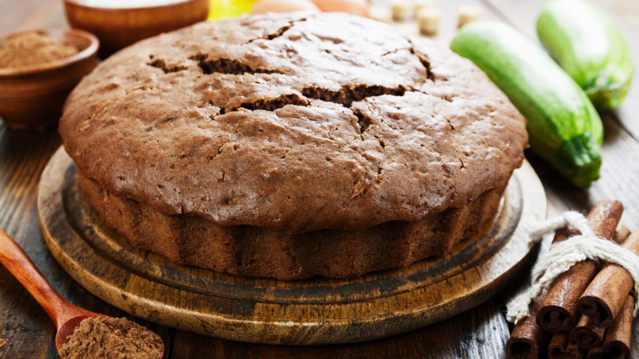 Zucchini Cake with Cocoa Powder