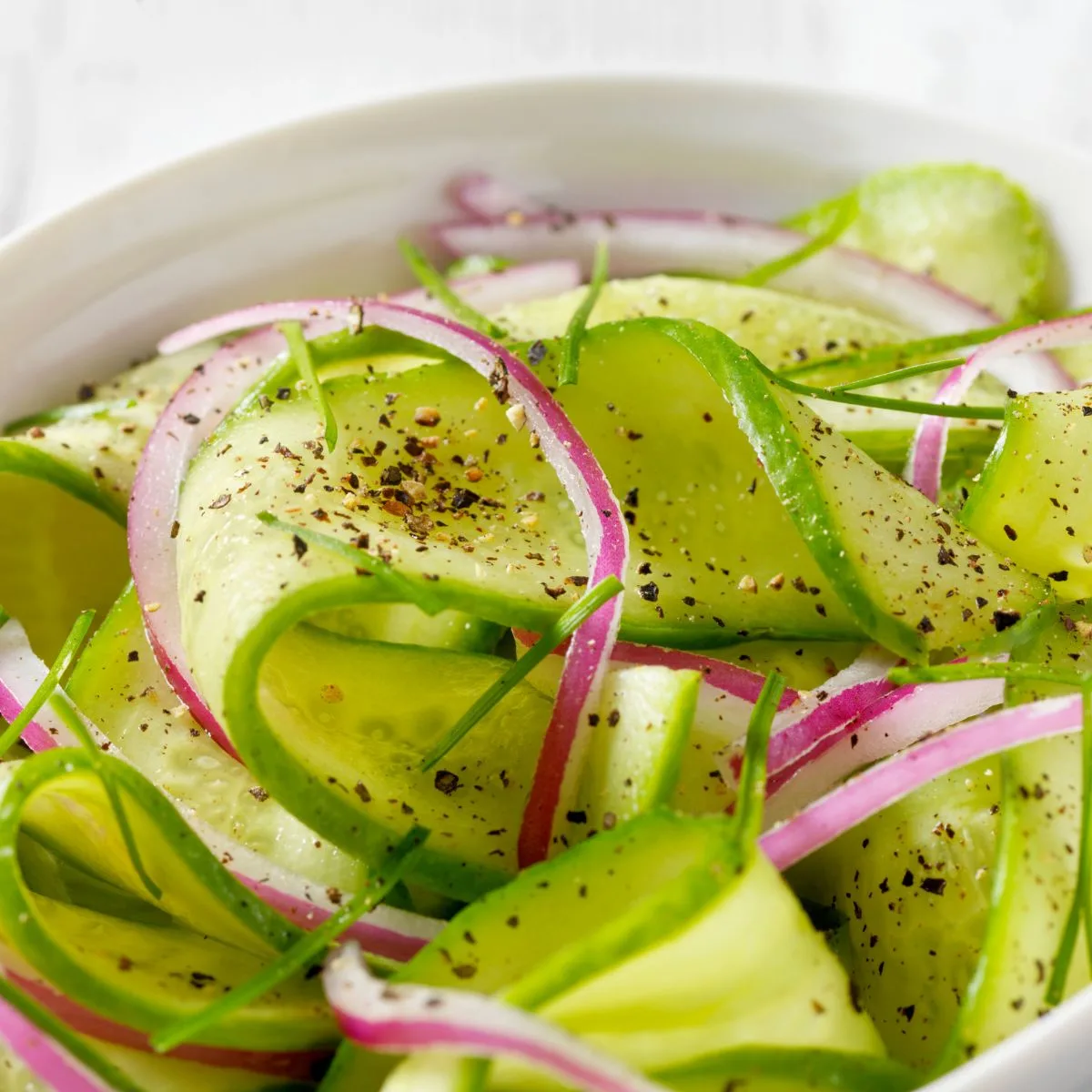 cucumber ribbons salad