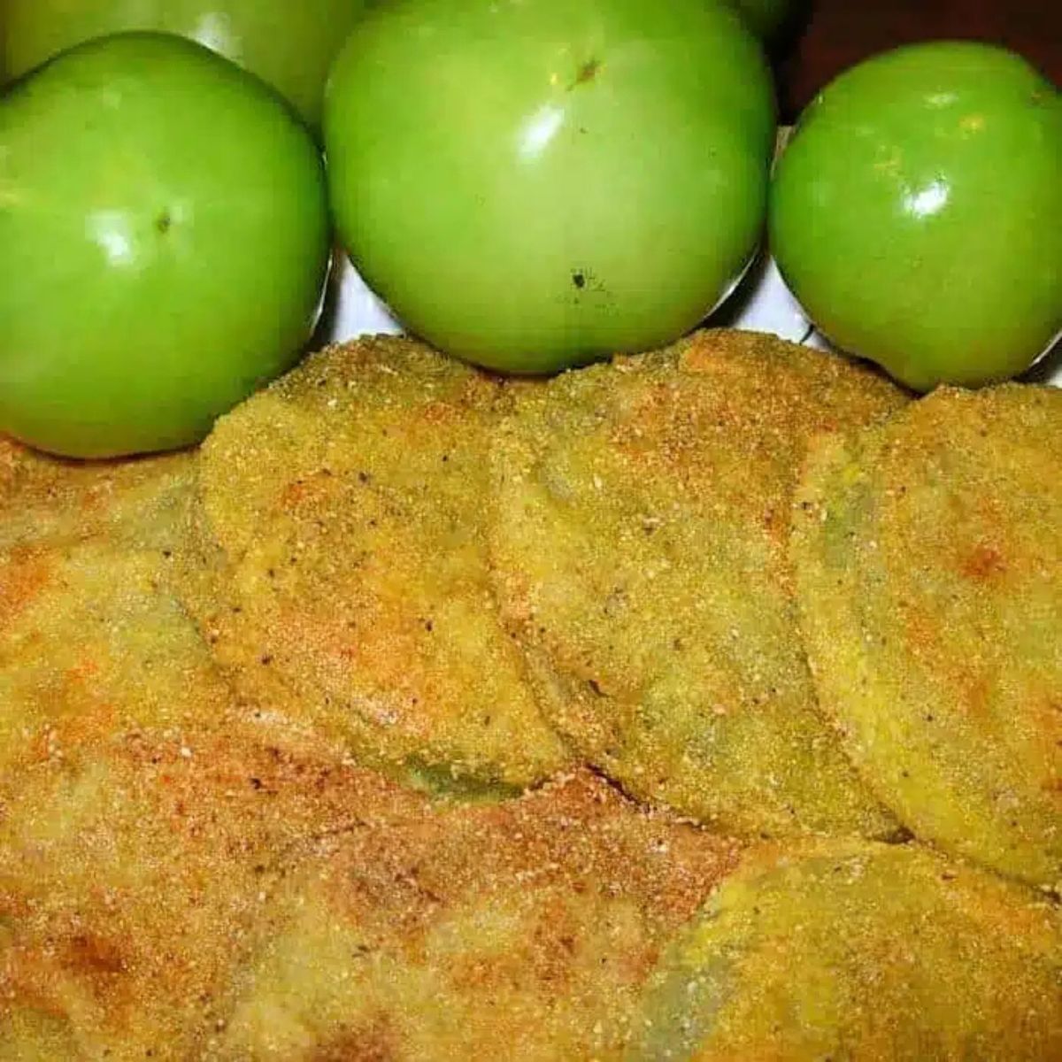 Fried green tomatoes.