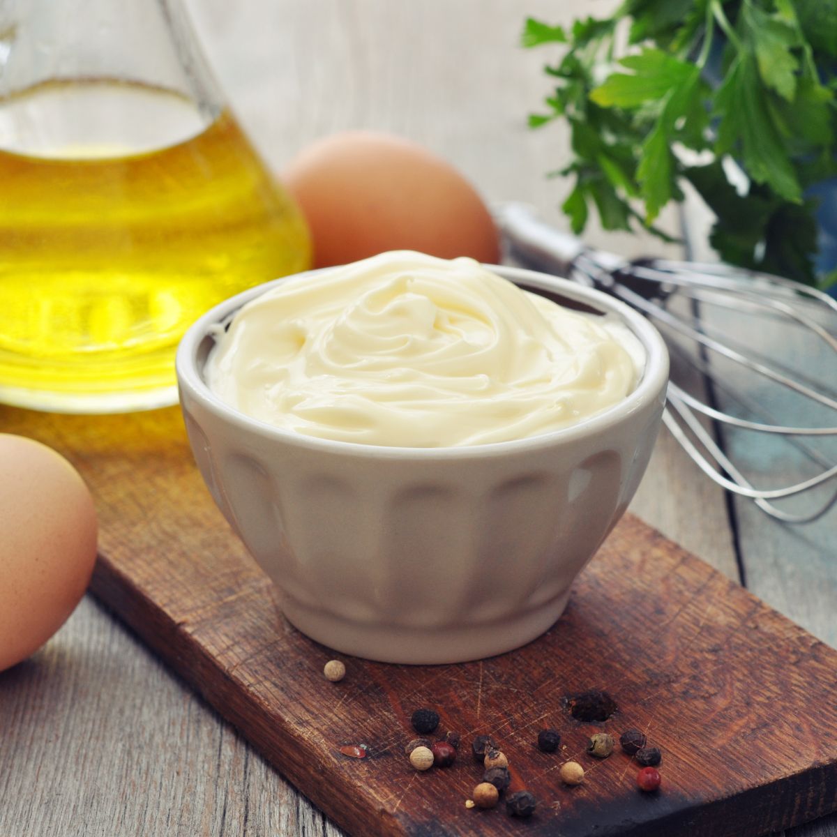 Homemade mayonnaise