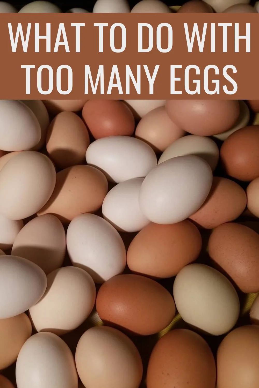 What to do with too many eggs