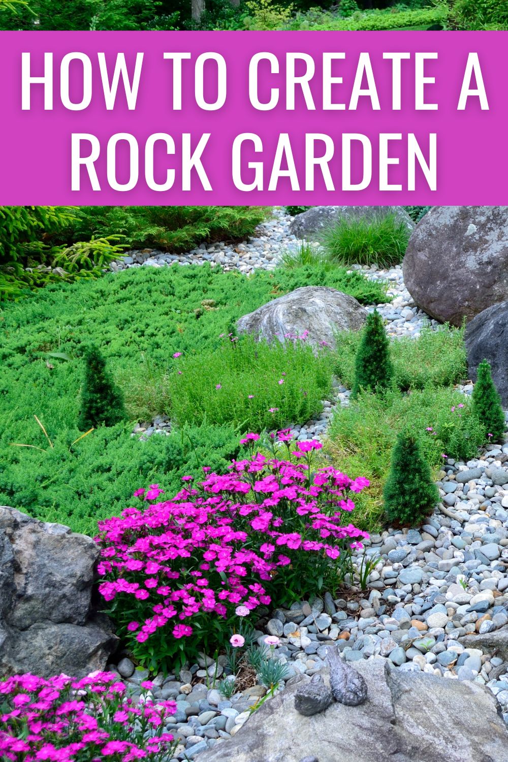 How to create a rock garden. 