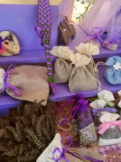 an array of lavender filled pouches