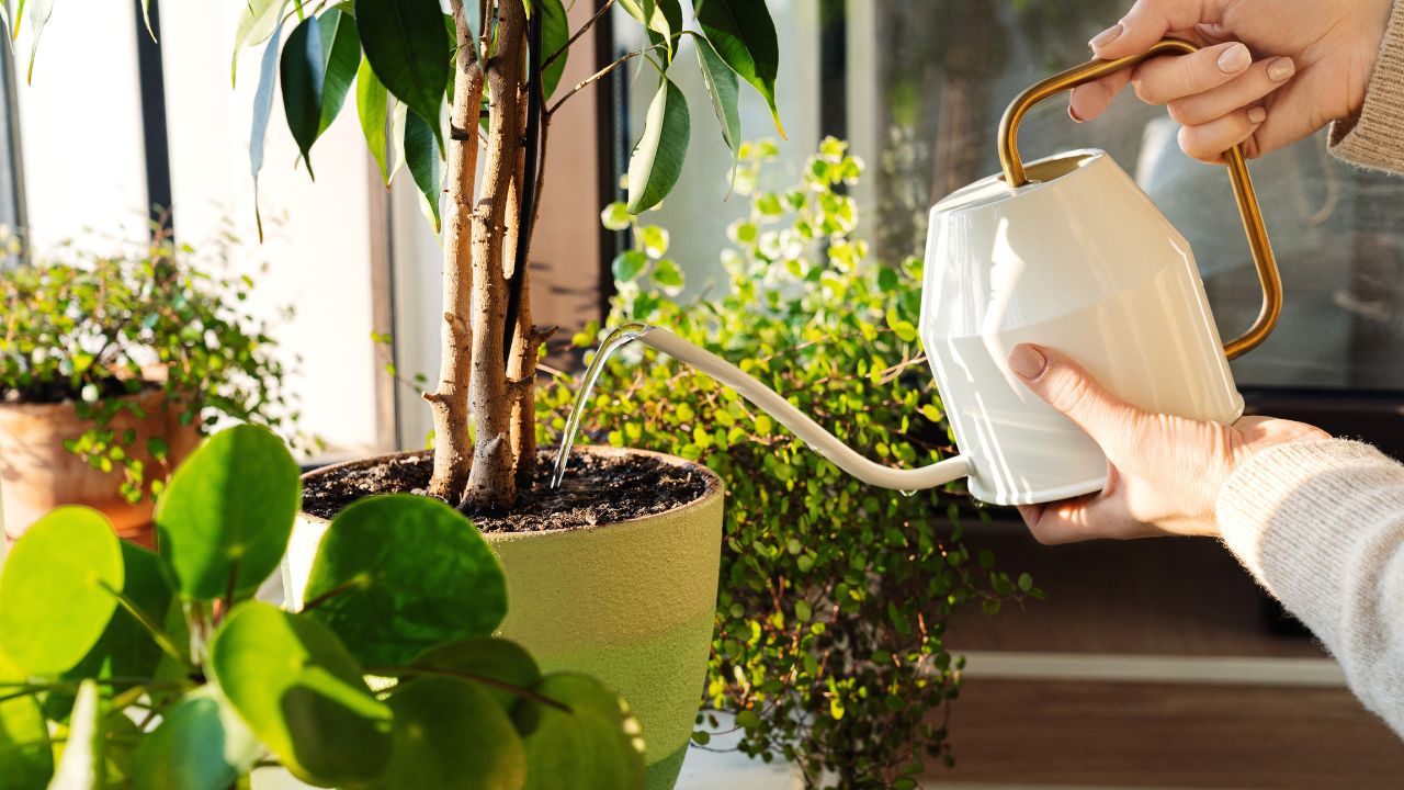 Caring for indoor plants