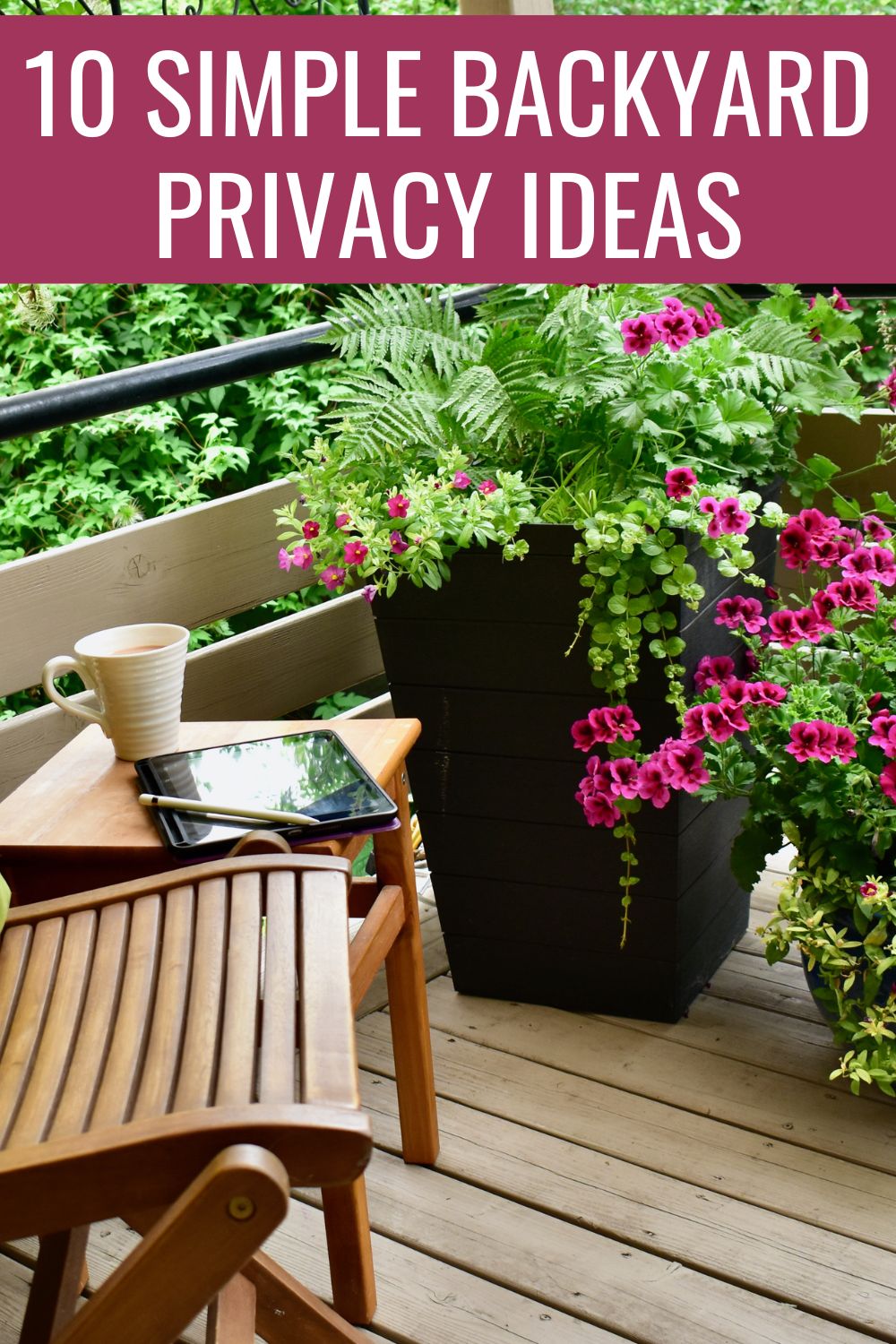 10 simple backyard privacy ideas.