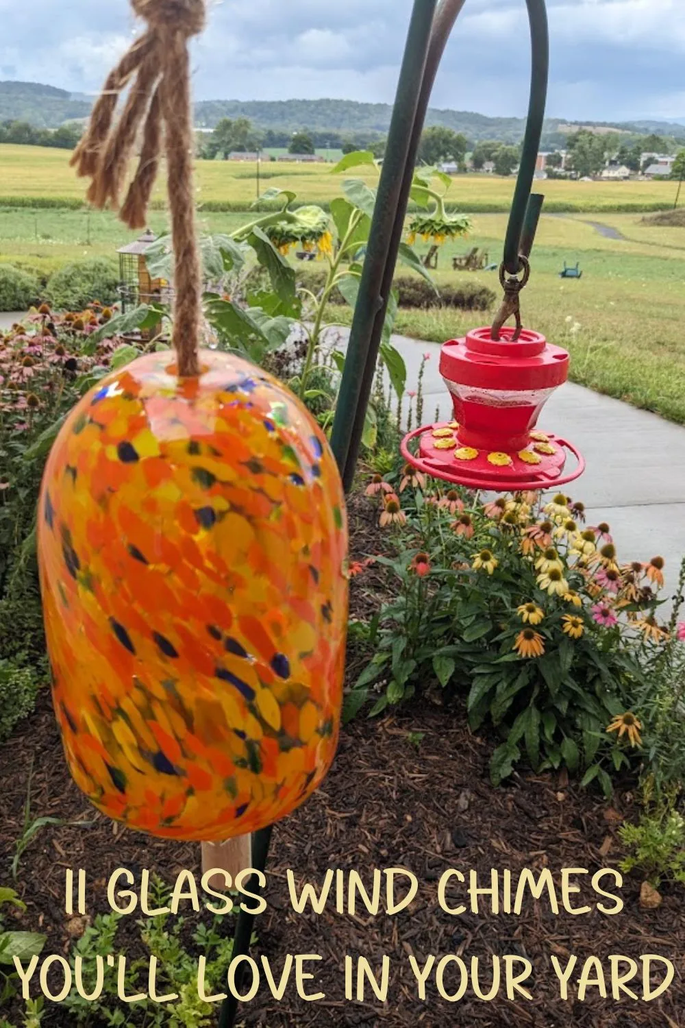 11 Glass Wind Chimes You'll Love In Your Yard.