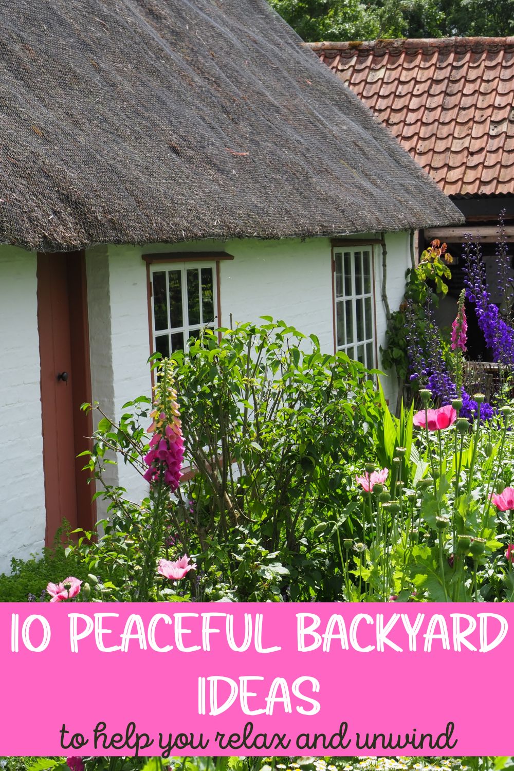 10 peaceful backyard ideas to help you relax and unwind.