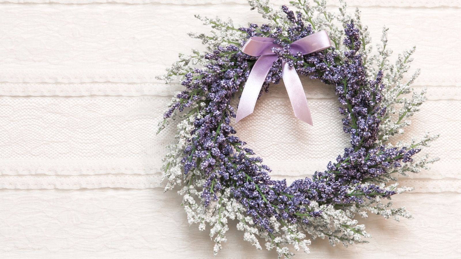 lavender wreath.