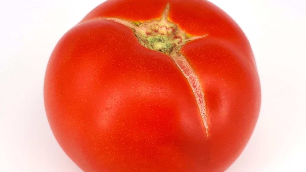 Cracked or split tomato