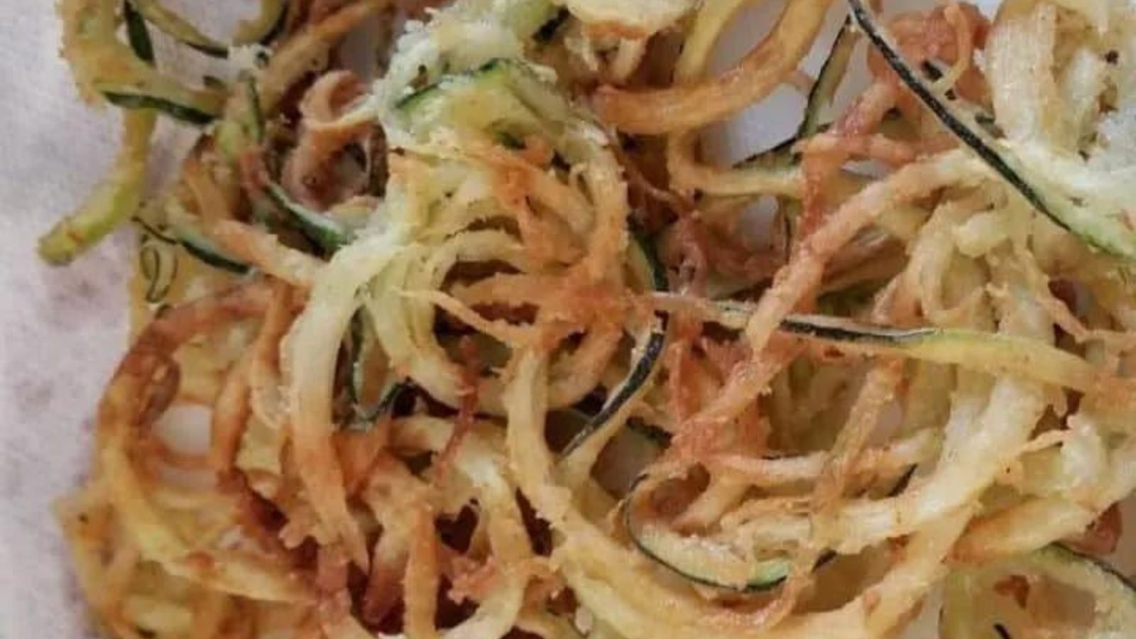 crispy spiralized zucchini fries