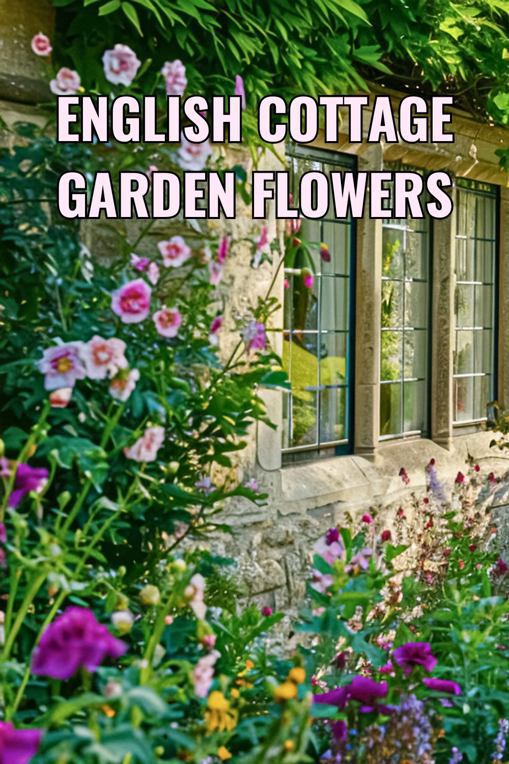 21 English Cottage Garden Flowers.