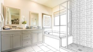 bathroom remodel design concept