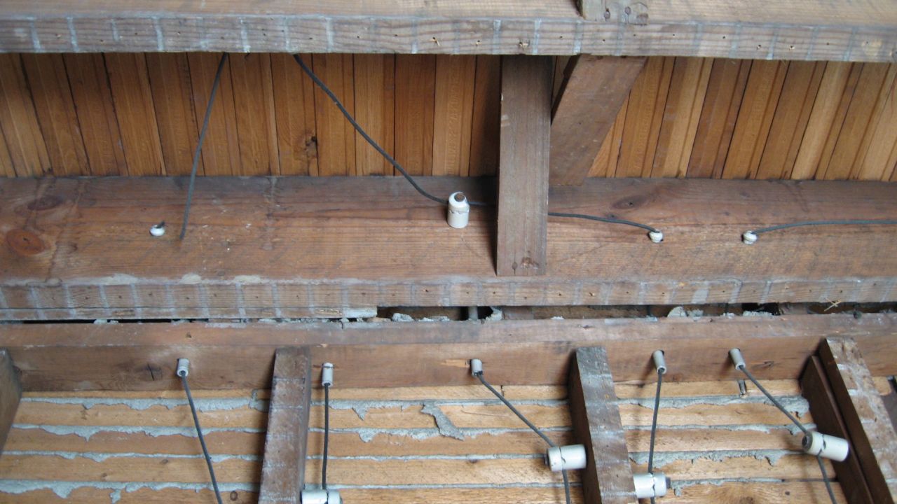 More details Knob and tube wiring inside a 1930 Pittsburgh house.