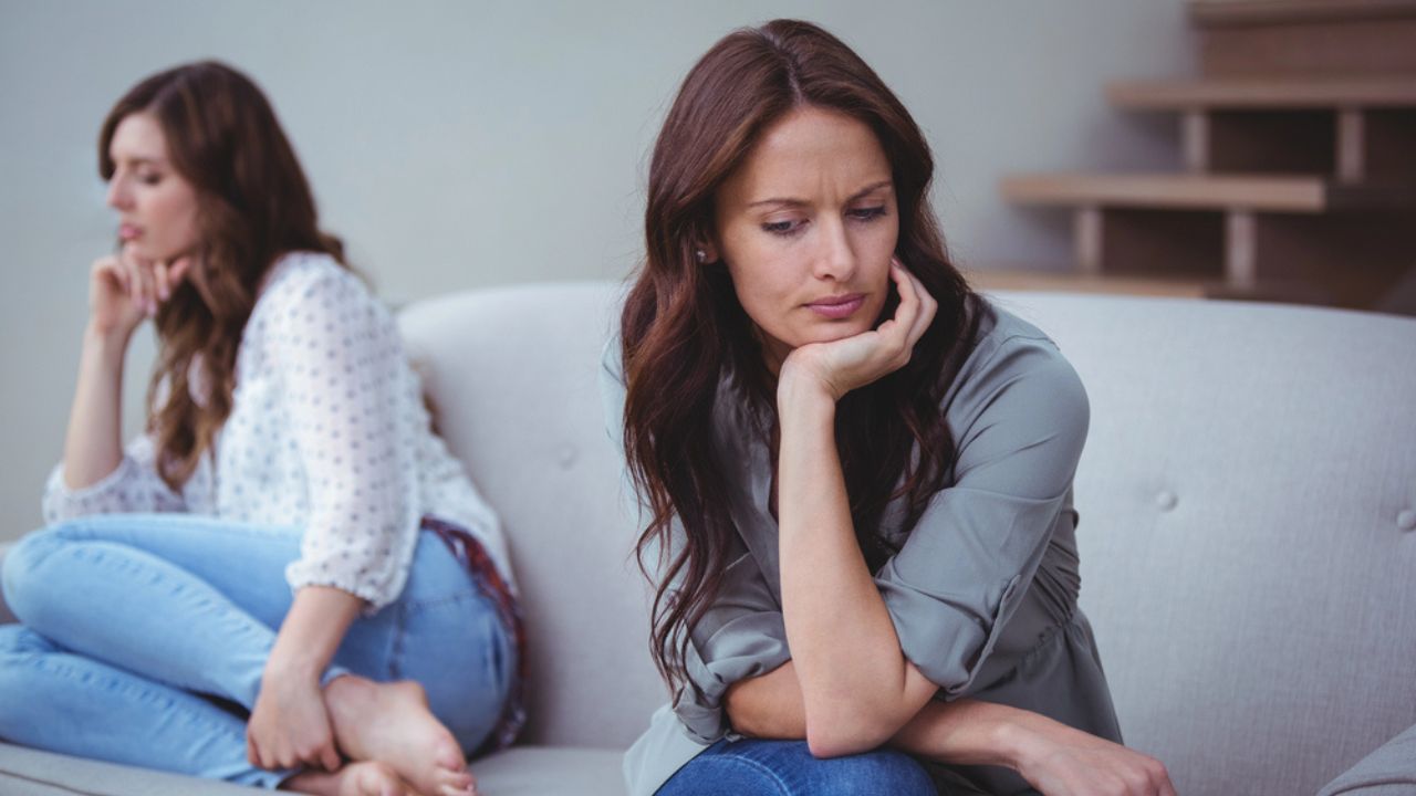 Woman Ignoring Her Friend after an Argument