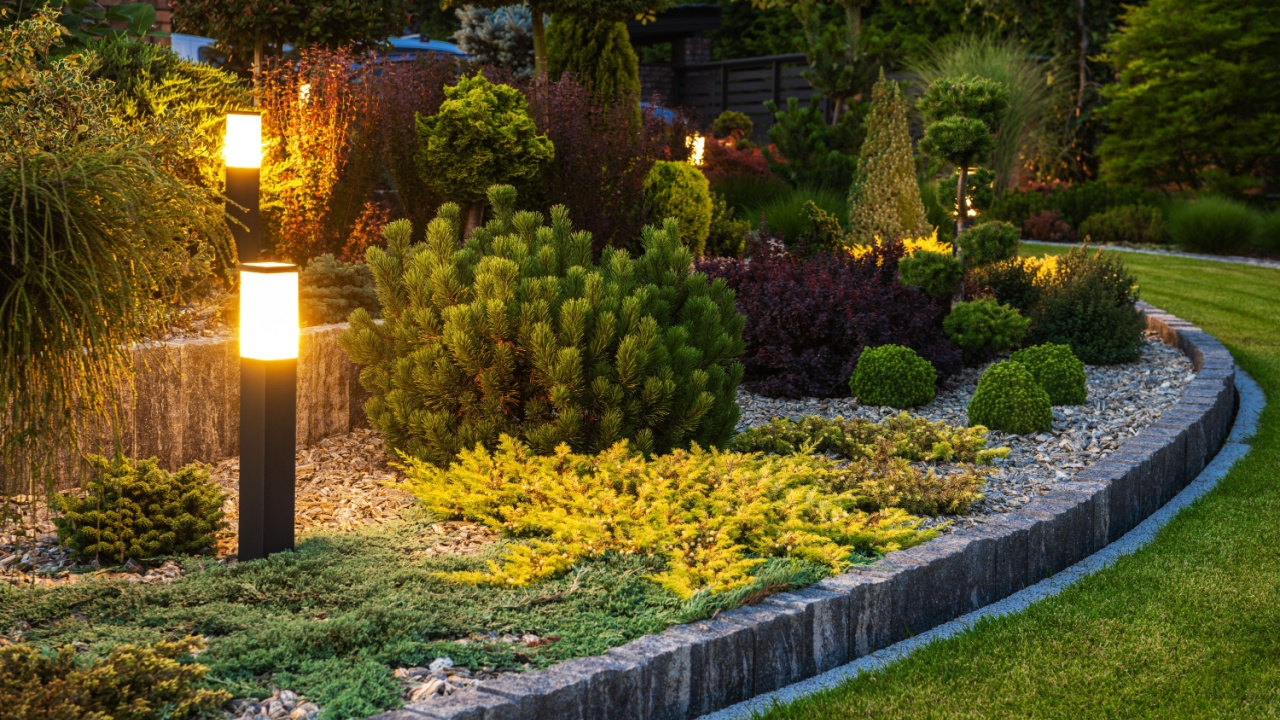 Modern LED Garden Lighting Illuminating the Landscape