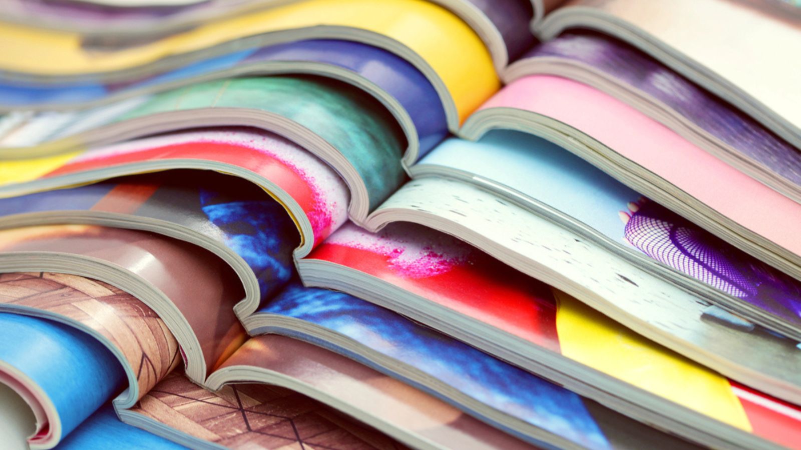 Stack of magazines