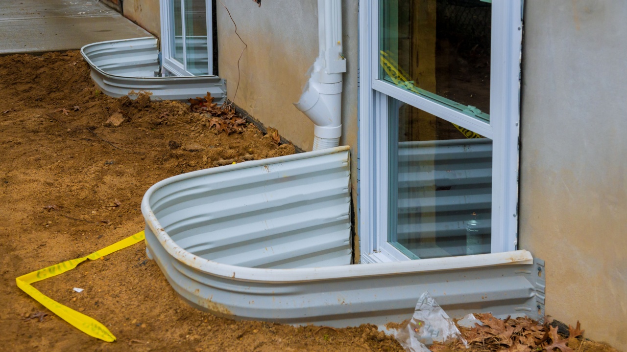 New residential home building materials window well for basement construction