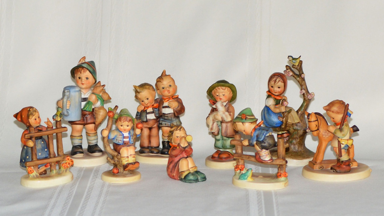 Ontario, Canada - November, 2019: Hummel figurines where very collectable in the 80's but are less valuable today.