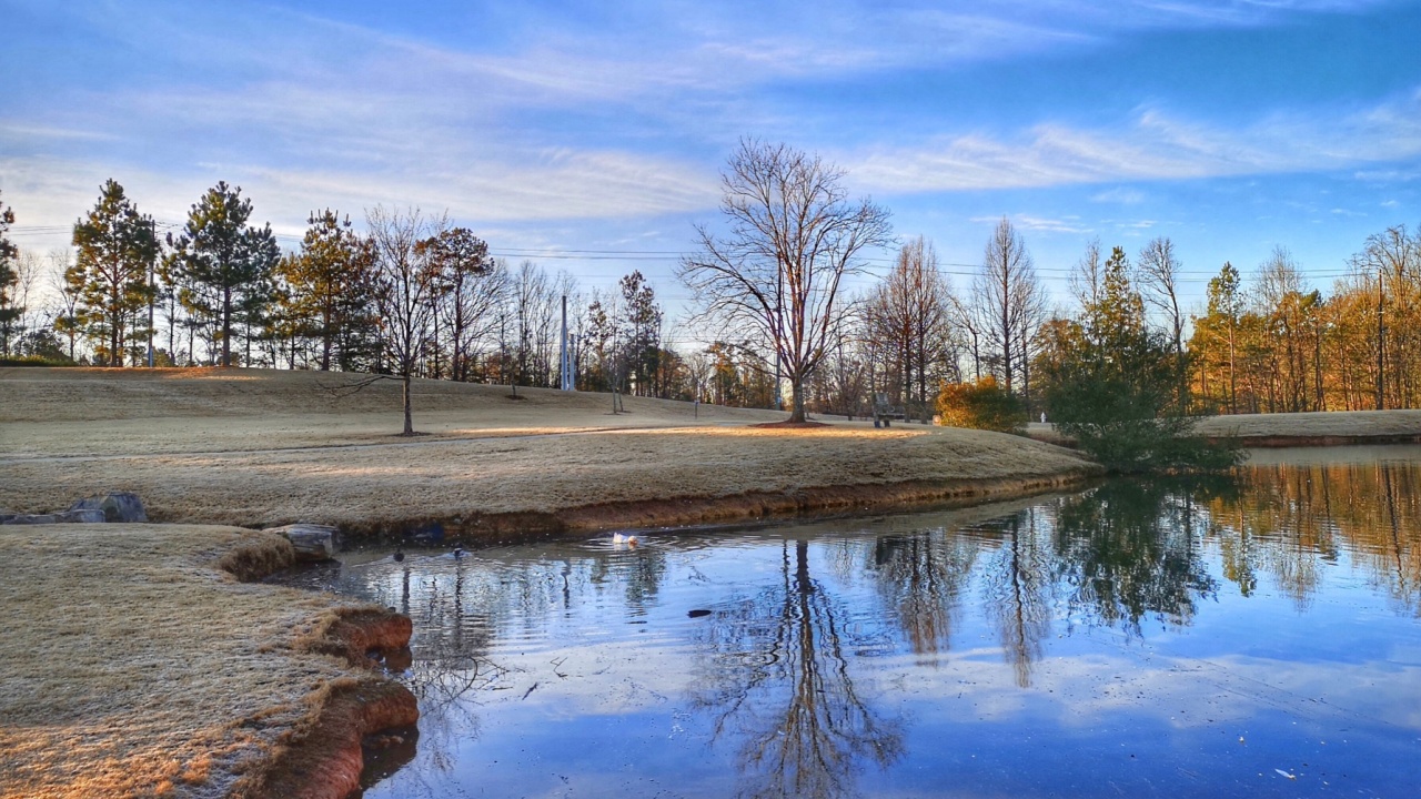 Lake view by Perimeter Church, Johns Creek GA