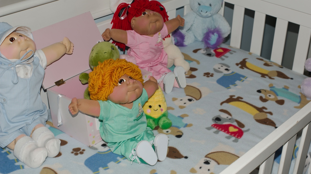 Editorial Use Only October 3, 2023 BabyLand General Hospital Cleveland, Georgia, USA. White County, GA. Inside pictures.Babyland General Hospital is the "birthplace" of the dolls in a white crib