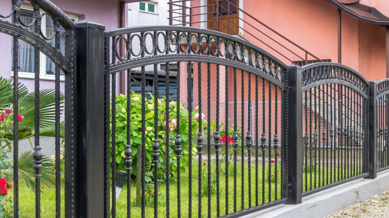 Wrought Iron Fence. Metal fence 