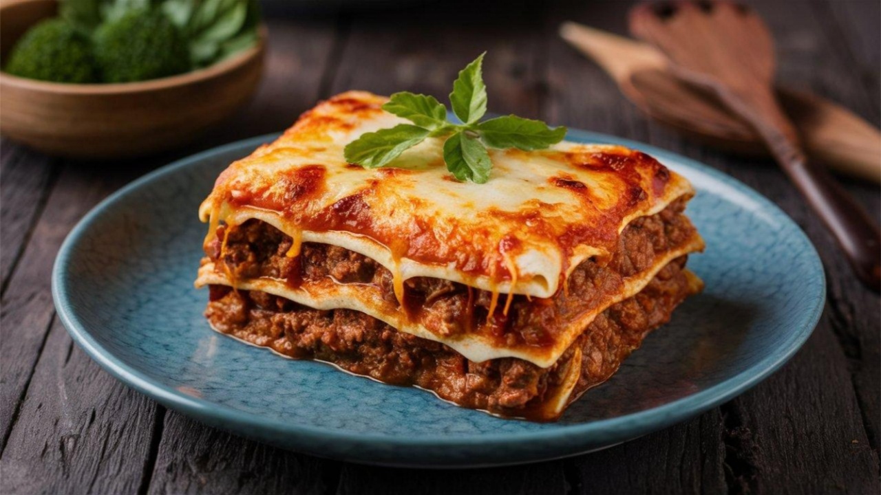 Lasagne al Forno - Baked Lasagna: Traditional Italian baked lasagna layered with rich meat sauce, creamy b�chamel, and melted cheese. A family favorite and comforting dish.