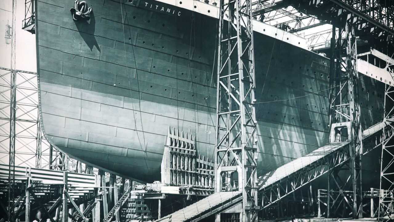 MONTREAL QUEBEC CANADA 09 19 2025: Titanic is an ocean liner that was built in Belfast. Pure product of the Harland-Wolff shipyards, it was the work of more than 15,000 Irish people