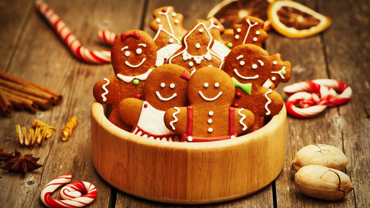Christmas gingerbread cookies
