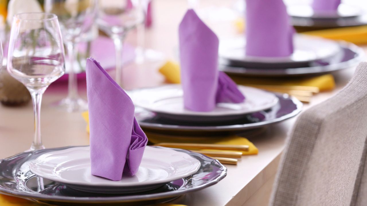 Festive table setting