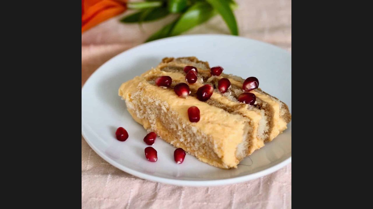pumpkin tiramisu pomegranate