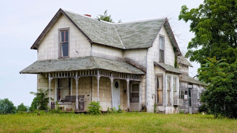 Old house with porch