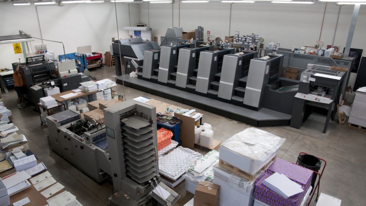 Press printing - Offset machine