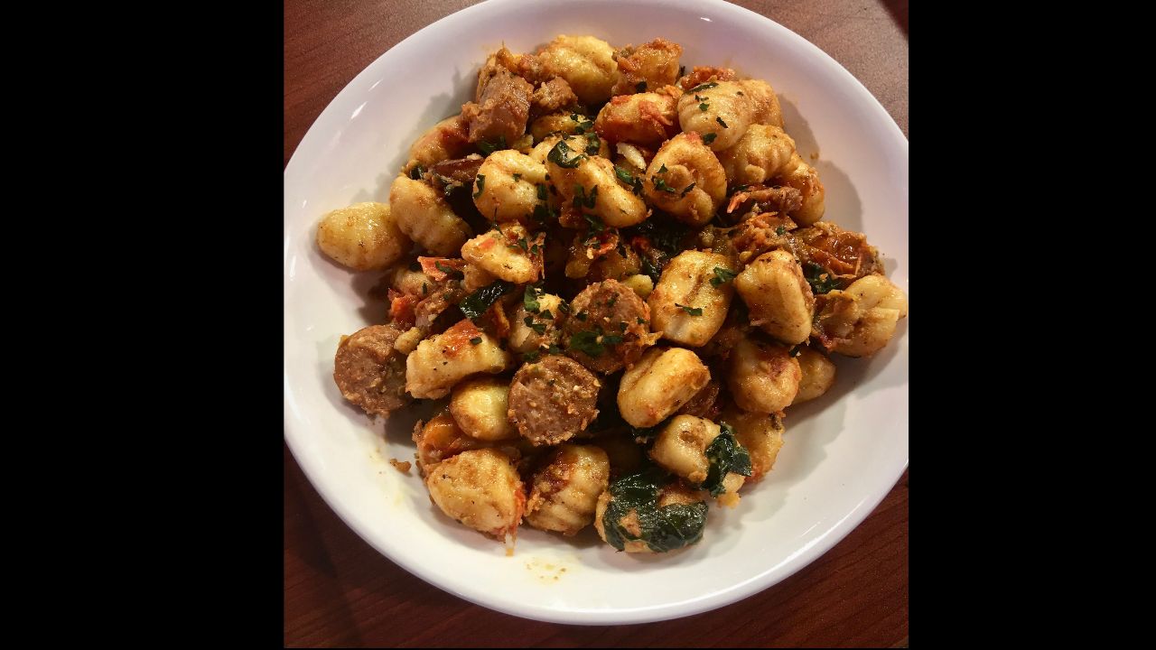 Sausage and Gnocchi One Pan