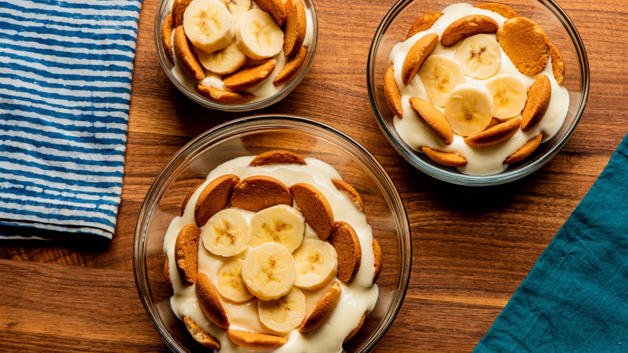 Banana Pudding. Classic traditional American dessert favorite. Banana Pudding, made with vanilla pudding, bananas and vanilla wafers and whipped cream. 
