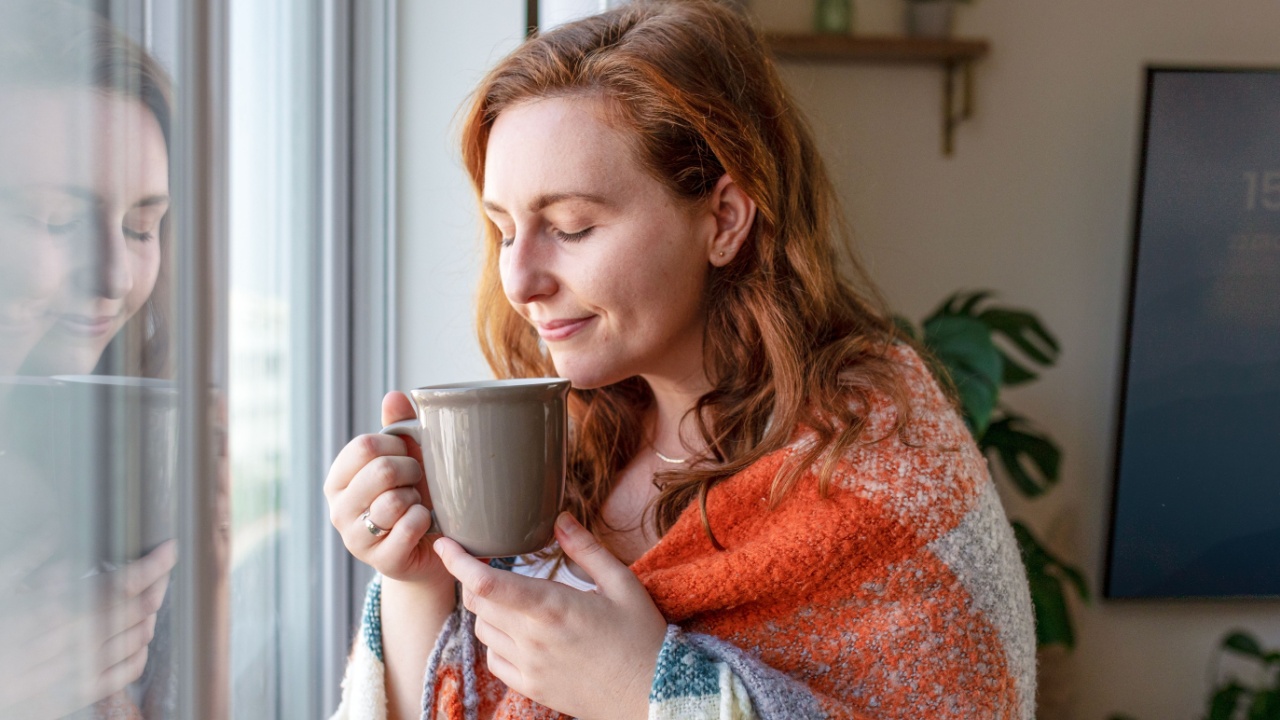 Warming tea in the wintertime
