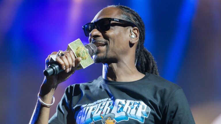 Concord, CA/USA - 8/28/16: Snoop Dogg performs during The High Road tour in California. He is a multiple Grammy Award nominated artist. He has also won Billboard awards, AVN awards, MTV awards.