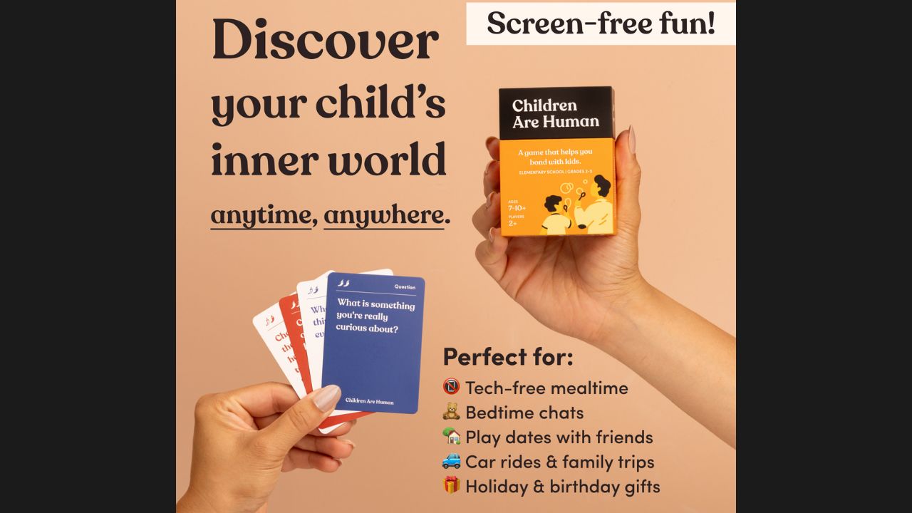 parents/kids are humans cards