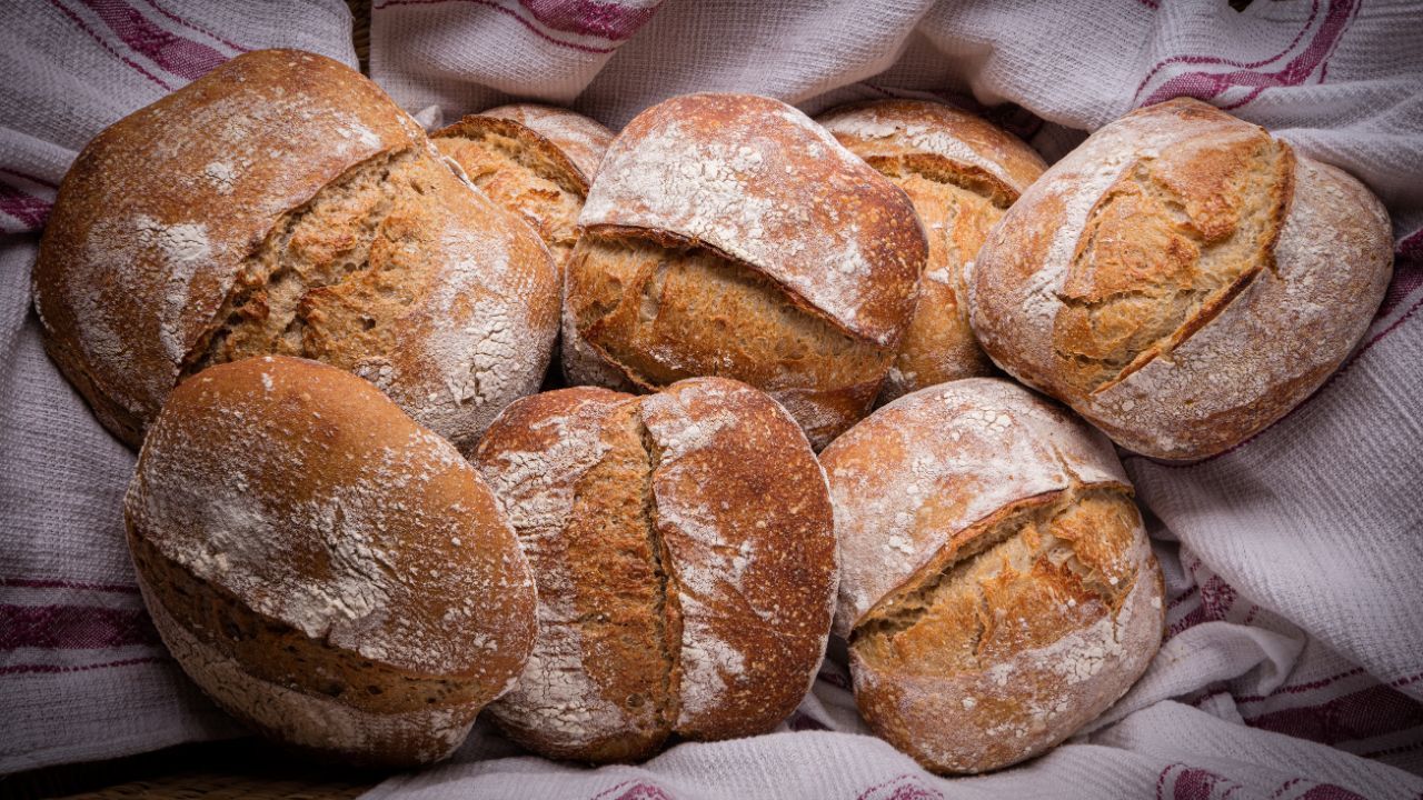 Home made sourdough bread.